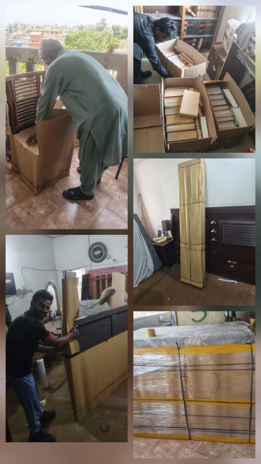 Captain Safe team packing complete home belongings